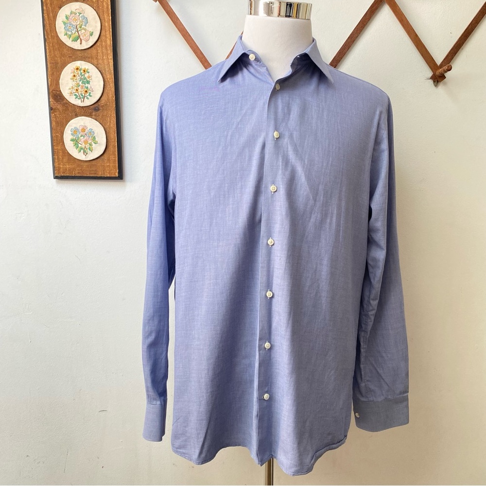 Suitsupply Egyptian Cotton Dress Shirt Size 44 17.5